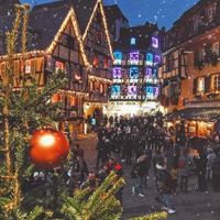 2022圣诞节唯美图片布拉格 充满圣诞氛围的布拉格 